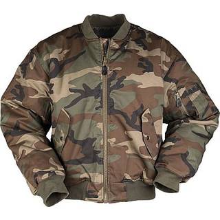 Mil-Tec US MA1 Bomberjakke Nylon Woodland