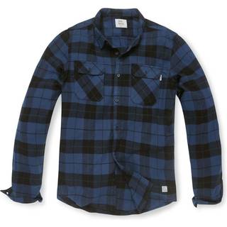 Vintage industries Sem Ternet Flannel Skjorte Kobolt Blå - XL