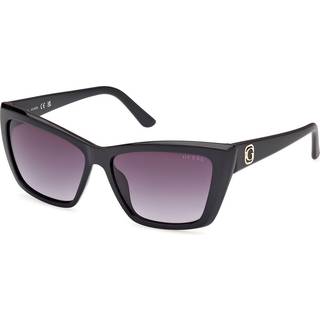 Guess Kvinde GU00098 01B Solbriller Injiceret Sort Røg Cat Eye Normal Skygge