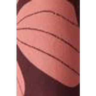 PRINTED VELVET - Rød