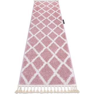 Tæppe, Fortovet BERBER TROIK lyserød - ind i køkkenet, til gangen, til korridoren 80x250 cm