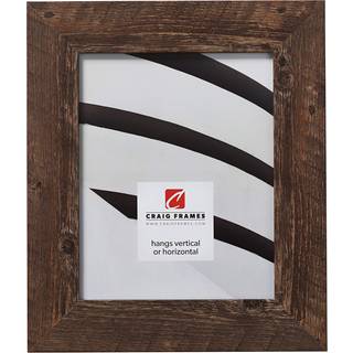 Craig rammer amerikansk stald faux barnwood billedramme brun eg 16 x 24 tommer