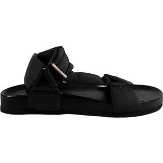 Carrie Leather Sandaler, Black, 40