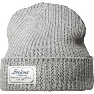 SNICKERS Beanie AllroundWork Fisker 9023 One size lys gråmeleret