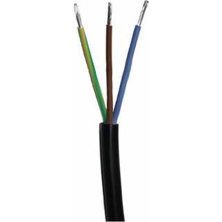 Kabel 3g1,5 downlight sort 90gr rg100