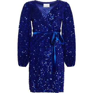 Noella Teagan Wrap Dress Royal Blue