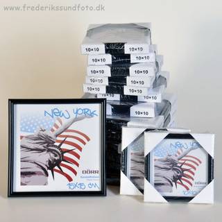 Dörr New York 10x10 sort ramme