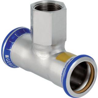 Geberit Geberit Mapress T-stykke rf m/gevind gas d=18mm Rp=3/4" 1 STK