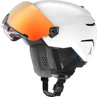 Atomic Savor Amid Visor HD, skihjelm med visir, hvid