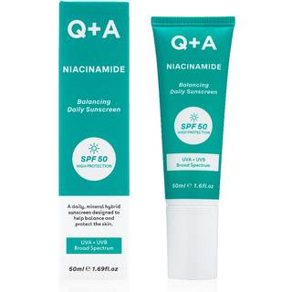 Q+A Niacinamide Balancing Face Sunscreen SPF 50 - 50 ml.