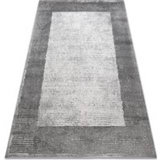 Tæppe NOBLE moderne 9730 65 Ramme vintage vasket - Strukturelle, to niveauer af fleece fløde / grå 120x170 cm