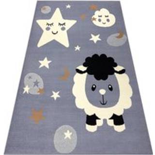 Tæppe BCF FLASH Sheep 4000 - Får, grå 160x220 cm