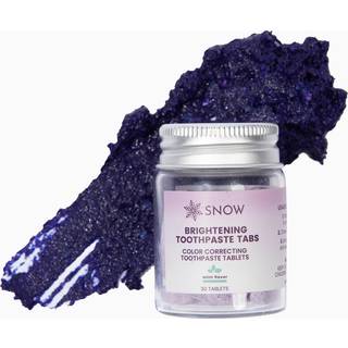SNOW Purple Whitening tandpasta-tabletter - 30 Count Purple-tandpasta til blegning Farvekorrigerende tabletter til mundpleje Lysner jeblikkeligt