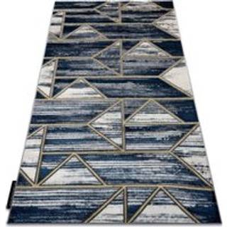 Tæppe DE LUXE moderne 462 brosten mursten - Strukturelle guld / grå 180x270 cm