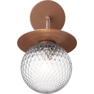 Liila Wall Outdoor udendørslampe, dark bronze / optic clear • NUURA