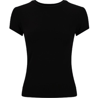 Gina Tricot-Soft touch top-Toppe-Sort-S-Dame