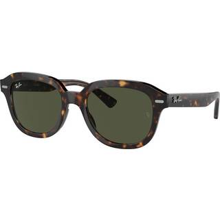 Ray - Ban Unisex RB4398 ERIK 902/31 Solbriller Acetat Skildpadde Grøn Firkantet Normal