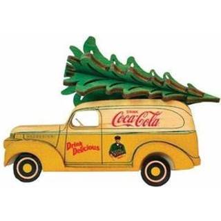 Ingef?rhytter coca-cola panel van tr? ornament til juletr?