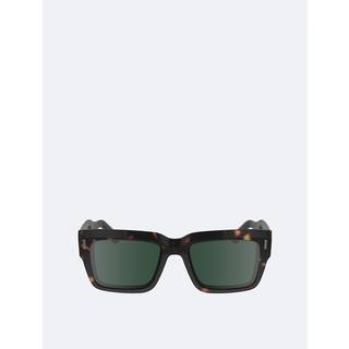 Calvin Klein Mand CK23538S 235 Solbriller Acetat Havana Grøn Firkantet Normal Normal