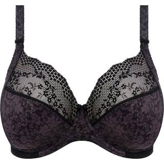 Elomi Lucie Underwire Stretch Plunge Bra - Black - J 75
