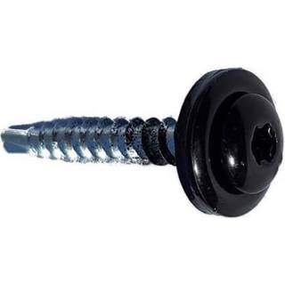 Overlapskrue (TX20) 4,8x20 mm. 250 stk. - Hvid