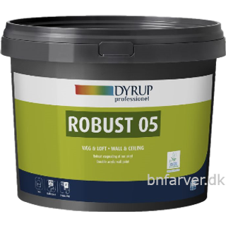 DYRUP Vægmaling Robust Akryl Glans 05 - 10 liter - Råhvid (833)