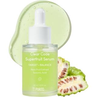 PURITO Clear Code Superfruit Serum 30ml/1,01 fl.oz. Nste generations afklaringslsning med nonifrugtekstrakt Ikke-irriterende vegansk grusomhed
