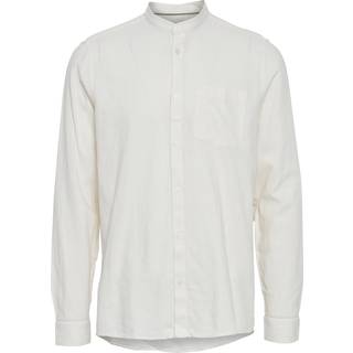 Allan China Linen Shirt Off White