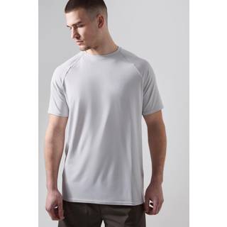 Mens Grey Tall Man Active Gym Raglan Regular Fit T-shirt