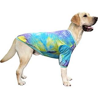 Pripre slips farvestofhund tøj til ekstra store hunde åndbar bomuld hund shirt hund pyjamas store hunde dreng pige blå 3xl