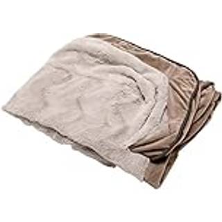 Furhaven Replacement Dog Bed Cover Perfect Comfort Plush & Velvet Waves Sofa-stil Machine Washable-Brownstone Jumbo Plus (XX-Large)