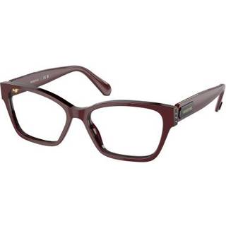 Swarovski Kvinde SK2013 1019 Optiske stel Acetat Rød Transparent Firkantet Normal