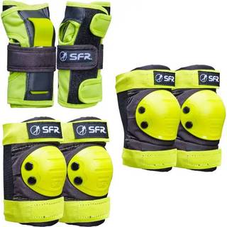 SFR Youth Ramp Triple Beskyttelsessæt Sort/Lime S
