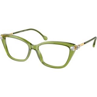 Swarovski SK2011 3002 55 Briller Kvinder Grøn - Transparent Green With Gems - 55mm