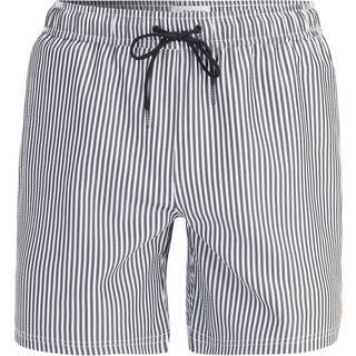 Farah Colbert Seersucker Stripe Swim Shorts Navy