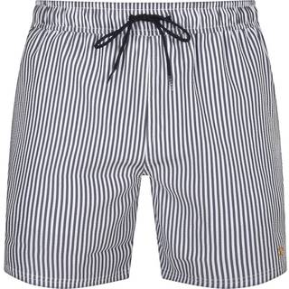 Farah Colbert Seersucker Stripe Swim Shorts Navy
