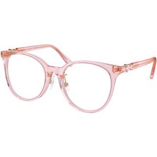 Swarovski Kvinde SK2027D 3001 Optiske stel Acetat Rosa Transparent Rund Normal