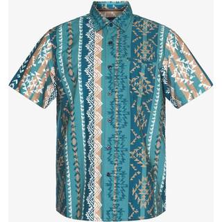 Gavo Native Print Skjorte, Ocean Teal, M