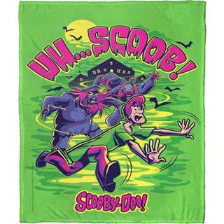 Northwest Scooby Doo Silk Touch t?ppet?ppe 50"""" x 60"""" Uh Scoob Hvor er du