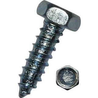 Dresselhaus Pladeskrue 5,5x25mm 6kt 8mm elforzinket