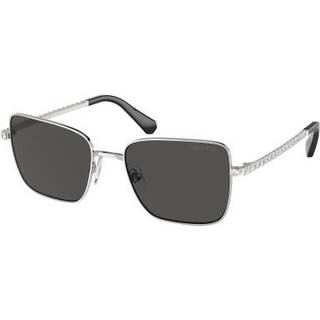 Swarovski Kvinde SK7015 400187 Solbriller Metal Sølv Grå Rund Normal