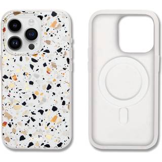 Sonix -sag til iPhone 15 Pro | Kompatibel med MagSafe | 10ft drop testet | Marmor Terrazzo Confetti