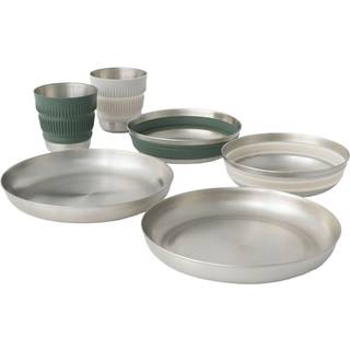 Sea To Summit Detour Stainless Steel Collapsible Dinnerware Set - [6 Piece] Multi, ONESIZE