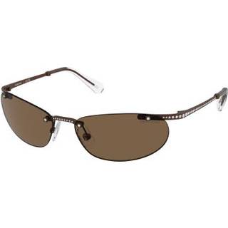 Swarovski Kvinde SK7019 400273 Solbriller Metal Brun Brun Rund Normal