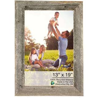 13x19 Naturligt forvitret gr? billedramme