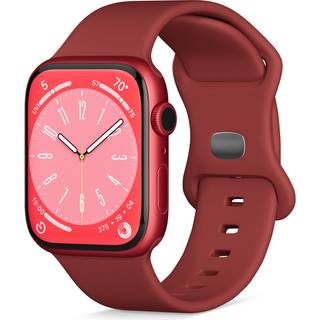 Apple Watch (42/44/SE/45/46/49mm) Epico Silikone Urrem - Rød