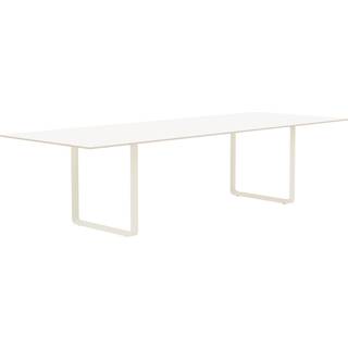 Muuto 70/70 spisebord 295x108 cm White laminate/Plywood/Sand