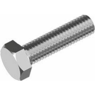 Sekskantskrue (bolt), rustfrit syrefast stål (A4 / AISI 316, marinklasse), M6 x 25 mm, 200-pak