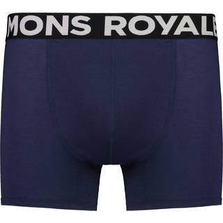 Mons Royale Hold 'em Shorty Boxer Merino undertøj Herrer størrelse S farve blå