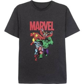 MARVEL - Cotton T-Shirt - 4 Characters - Size 2XL